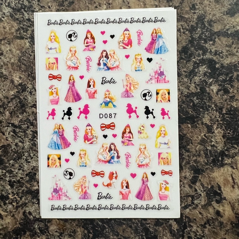 $1 NAIL STICKER SHEET. NEW. $1 WITH ANY $10 ORDER OR MORE - Picture 3 of 16